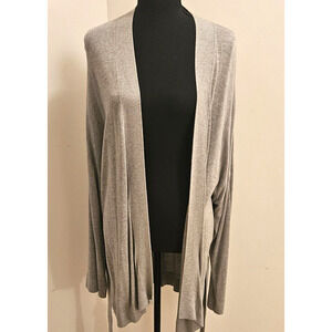 Banana Republic Ladies' Long Sleeve Cardigan with Belt Gray size XL NWT